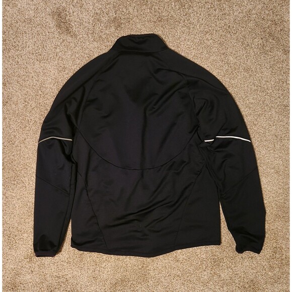 Nike Fit Dry Black And Green Mens Jacket Size Medium - Picture 2 of 7